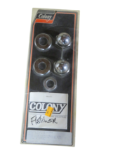 Colony #8606-6 Acorn Rear Axle Nut and Lock Kit for Harley Chrome Plated... - $27.82 CAD