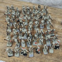 Large Lot of Confederate Union Soldiers with Cannons and Horses 60 People HO - £40.09 GBP