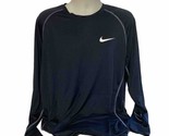 Nike Men&#39;s Pro Dri-Fit Training Top Blue XXL 2XL Swoosh Logo On Arm - $22.20