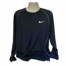 Nike Men&#39;s Pro Dri-Fit Training Top Blue XXL 2XL Swoosh Logo On Arm - $22.20