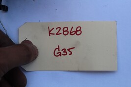 2003-2004 INFINITI G35 SEDAN LH REAR DRIVER SEAT BELT HARNESS RETRACTOR K2868 image 10