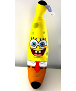 Giant Spongebob Banana Plush Toy 21 inch tall. Soft Official NWT - £27.59 GBP