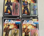 Lot 4 GI JOE. 3.75 inches. Super 7. Reaction Figures. New Sealed - £58.42 GBP