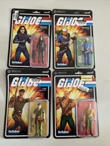 Lot 4 GI JOE. 3.75 inches. Super 7. Reaction Figures. New Sealed - £57.99 GBP