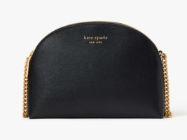 Kate Spade Morgan Leather Double-zip Dome Crossbody ~NWT~ Black - $1,798.85 MXN
