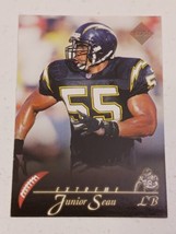 Junior Seau San Diego Chargers 1997 Collector&#39;s Edge Extreme Card #144 - £0.77 GBP