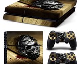 For PS4 1st Gen Console &amp; 2 Controllers Skull Horror Vinyl Skin Decal  - $10.97