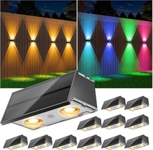 Niorsun Solar Fence Lights,12 Pack Deck Light,Led Outdoor Lights - $1,474.94 MXN