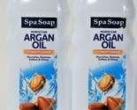 2 Bottles Spa Soap 20 Oz Moroccan Argan Oil Nourishing Conditioner - $19.99