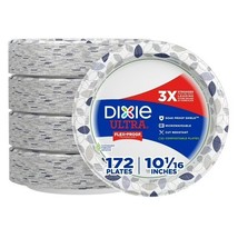 Dixie Ultra, Large Paper Plates, 10 Inch, 172 Count, 3X Stronger Microwa... - $29.69