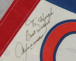 Andre Dawson Autographed Cubs Chicago Pennant Hall of Fame 2010 - £127.88 GBP