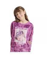 Justice Girls Cozy Fleece Long Sleeve Top, Pajama Top  Size L (12-14) To... - $7.98 CAD