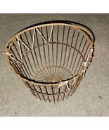 VTG Metal Wire Egg Gathering Basket Farm Country Decor Kitchen Display R... - $49.99