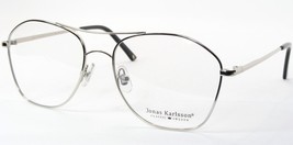 Jonas Karlsson Clásico Suecia JKC-975 C5 Plata Gafas 55-17-140mm - $74.50