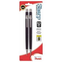 Pentel Sharp Mechanical Pencils with Built-In Erasers 0.5mm Lead No. 2 B... - $16.82