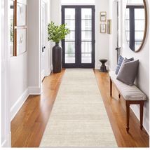 Non-Slip Microfiber Runner Rug - Washable 2x8 Ideal for Hallways &amp; Entry... - $56.38