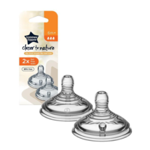 Tommee Tippee Closer to Nature Fast Flow Teats, 2 Pack, 6m+ - £59.90 GBP