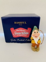 Walt Disney&#39;s Snow White and the Seven Dwarfs &quot;Bashful&quot; Ornament - £33.92 GBP