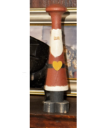 Vintage Santa  wooden 6.5&quot; Figurine - £10.31 GBP