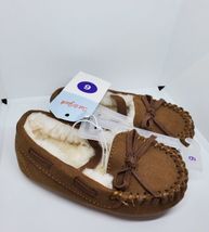Toddler Size 6 Celina Moccasin Slippers - Cat & Jack Chestnut Brown image 3