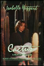 CACTUS 27&quot;x41&quot; Original Movie Poster One ROLLED 1986 Isabelle Huppert Au... - £77.89 GBP
