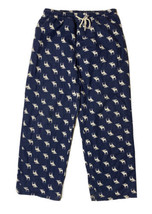 Old Navy Women Size s Blue Elk Pattern Sleepwear Pajamas Lounge Cotton - £5.77 GBP