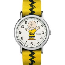 Timex TW2R41100 x Peanuts Unisex Weekender Charlie Brown Watch - £47.47 GBP