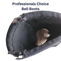 Professional's Choice No Turn Bell Boots Blue Glitter Size Large USED image 4