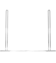 Lot of 10 GG Grand General (30518) 24&quot; x 21&quot; Chrome Mud Flap Holders - $39.82