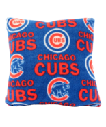 Chicago Cubs Handmade Pillows 14 X 14 Man Cave Sports Den Fleece - $15.79