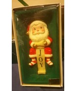 Russ Christmas Stocking Hanger Holder Santa JOY  - £10.21 GBP