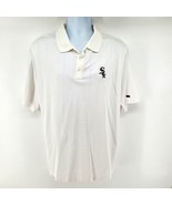 Nike Tiger Woods Chicago White Sox Golf Polo Shirt Size XL White  - £22.17 GBP