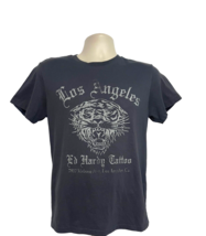 Ed Hardy Tattoo LA Mens Gray Graphic T-Shirt Small Tiger Animal Print St... - $39.59