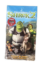 Shrek 2 VHS Tape Dreamworks Cameron Diaz Eddie Murphy Mike Myers 2004 SE... - £9.50 GBP