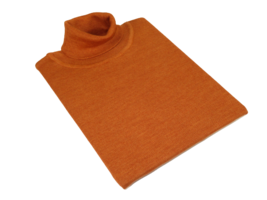 Men PRINCELY Turtle neck Sweater From Turkey Soft Merinos Wool 1011-80 Rust - £54.72 GBP