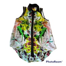 Prabal Gurung For Target Women&#39;s XS Floral Button Up Sleeveless Shirt - $23.36