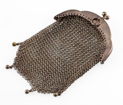 Sterling Silver Small Mesh Vintage Coin/Change Purse - £142.79 GBP