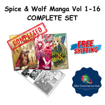 Spice Wolf Manga, Volume 1-16, COMPLETE SET, Isuna Hasekura, English Version. - £127.86 GBP