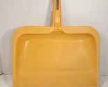 Rubbermaid DUSTPAN Dust Pan Heavy Rubber 2003 53 Harvest Gold Yellow Vin... - $36.00
