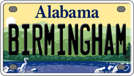 Birmingham Alabama Novelty Mini Metal License Plate Tag - $14.95