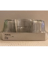 Ikea Pokal glass cups, set of SIX (6), 9oz ea. - £43.51 GBP