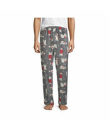 North Pole Men&#39;s Microfleece Pajama Pants X-LARGE Gray Polar Bears NEW - £13.99 GBP