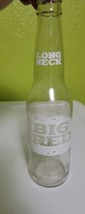 Rare Vintage Antique Soda Pop Glass Bottle Big Red Clear Waco Texas White Label - $27.68
