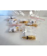High-Quality Gold Plated Speaker Banana Plugs Pack of 10 Black Open Screw - $9.90