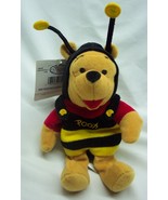Disney WINNIE THE POOH BEAR IN BUMBLE BEE COSTUME 7&quot; Bean Bag STUFFED AN... - $14.85
