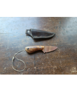 4.5" Damascus Steel Hunting Skinning Knife Composite Handle Leather Sheath - €21,26 EUR 4.5" Damascus Steel Hunting Skinning Knife Composite Handle Leather Sheath - €21,26 EUR