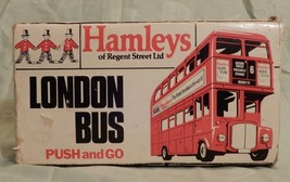 Vintage Hamley&#39;s of Regent St Ltd. London Double Decker Bus in Original Box - £27.91 GBP