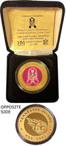 Tennessee Titans NFL Official Highland Mint Breast Cancer Awareness Commemorativ - £43.11 GBP
