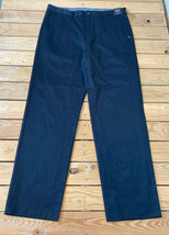 Nordstrom Men’s Shop NWT Men’s Cotton Dress Pants Size 36x32 Black E4 - $22.19