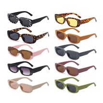 Rectangle Sunglasses For Women Men Trendy Vintage Sunglasses Square Frame Y2K Gl - £33.99 GBP